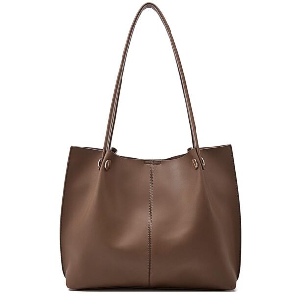USA MCLAREN LLC Genuine Leather Shoulder Bags for Women Large Capacity Women's Tote Top-Handle Handbags with 2 Ways