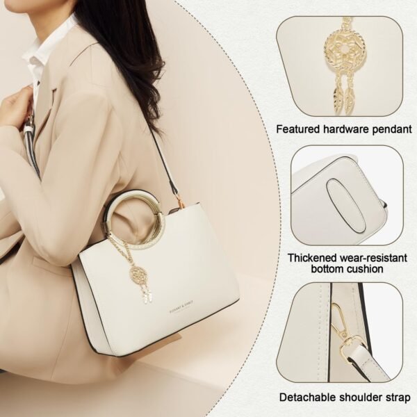 USA MCLAREN LLC Satchel Handbags for Women Top-Handle Purse Women's Crossbody Bag - Image 4